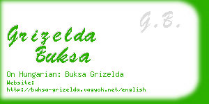 grizelda buksa business card